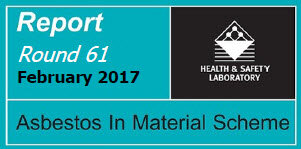 Gesundheitsschutzlaborbericht 61 – Asbest in Material Schema | © Health Safety Labaratory